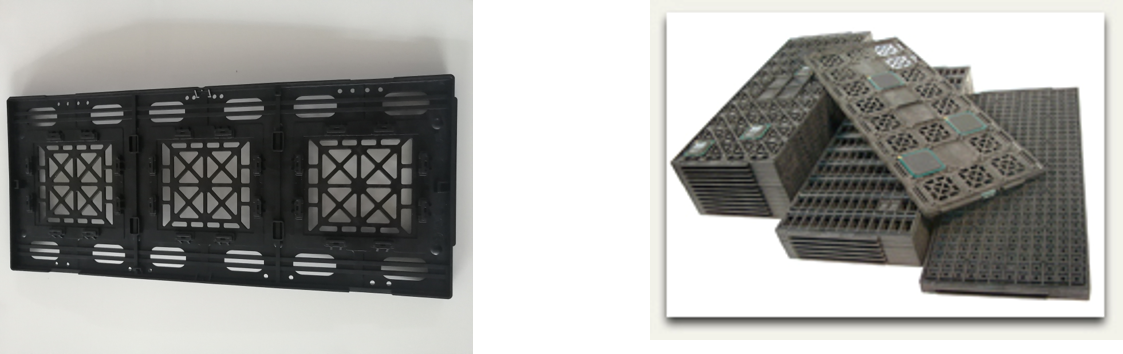 抗静电导电系列 半导体承载托盘 IC TRAY 应用